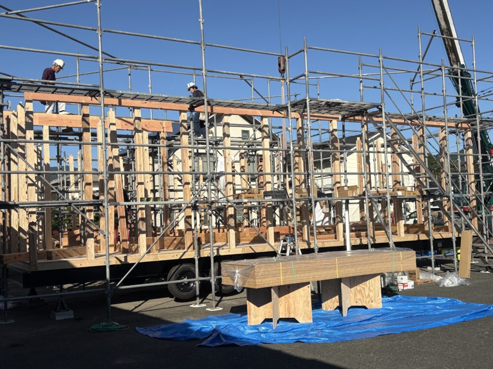 トレーラーハウスの骨組みづくり│佐賀　トレーラーハウス